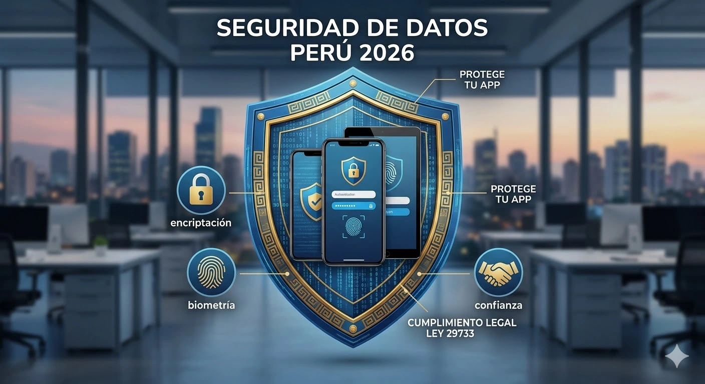 Seguridad de datos en Perú: Cómo proteger tu App de las nuevas ciberamenazas en 2026