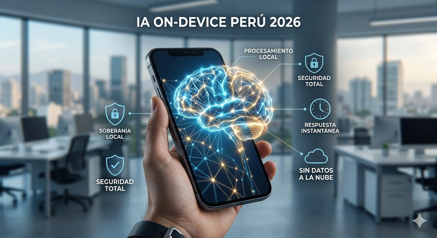 Cómo la IA local (On-Device) está transformando las Apps en el mercado peruano en 2026