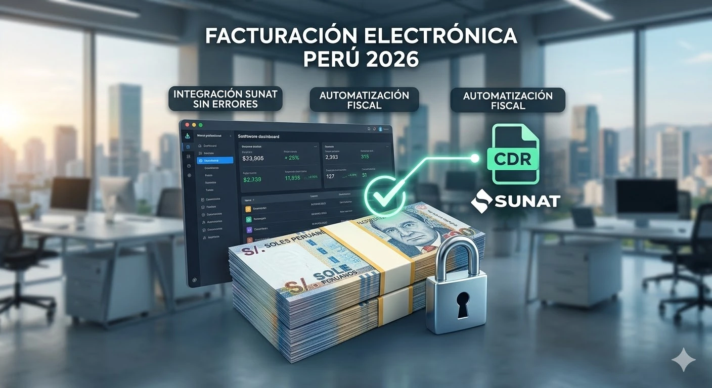 Facturación Electrónica y SUNAT: Cómo integrar tu sistema a medida sin errores (Guía 2026)