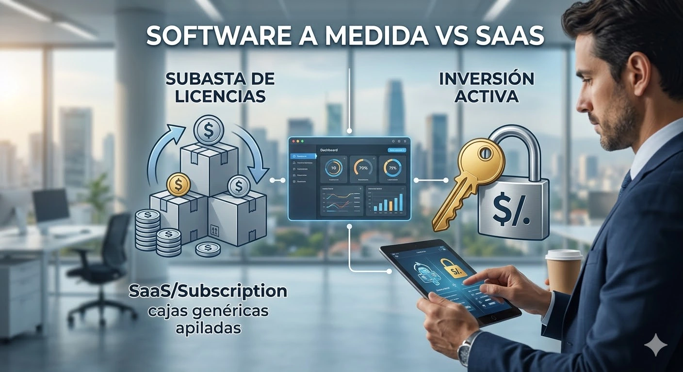 Software a Medida vs SaaS: ¿Cuál elegir para tu empresa en Perú?