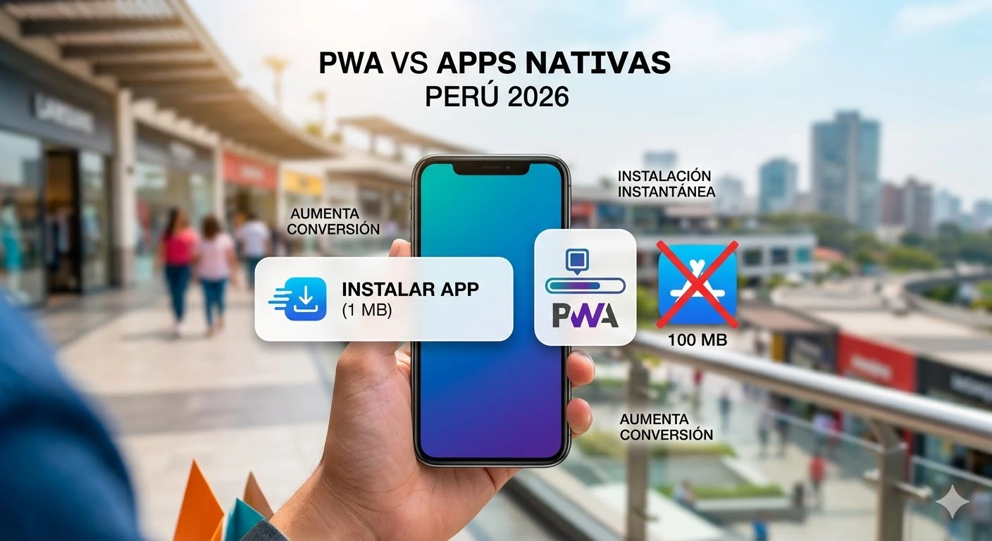 PWA vs. Apps Nativas: La mejor estrategia para el ecommerce en Lima